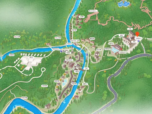 随县结合景区手绘地图智慧导览和720全景技术，可以让景区更加“动”起来，为游客提供更加身临其境的导览体验。